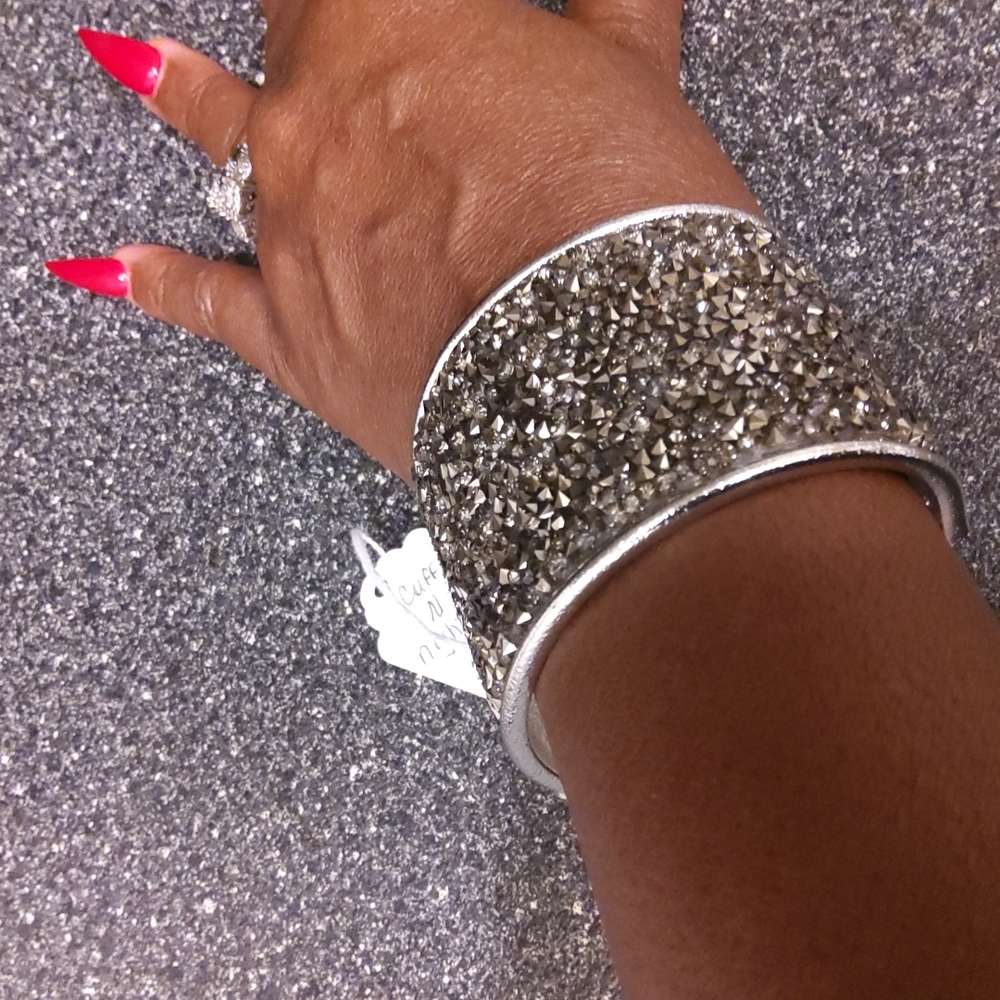 Silver cuff bracelet NWOT